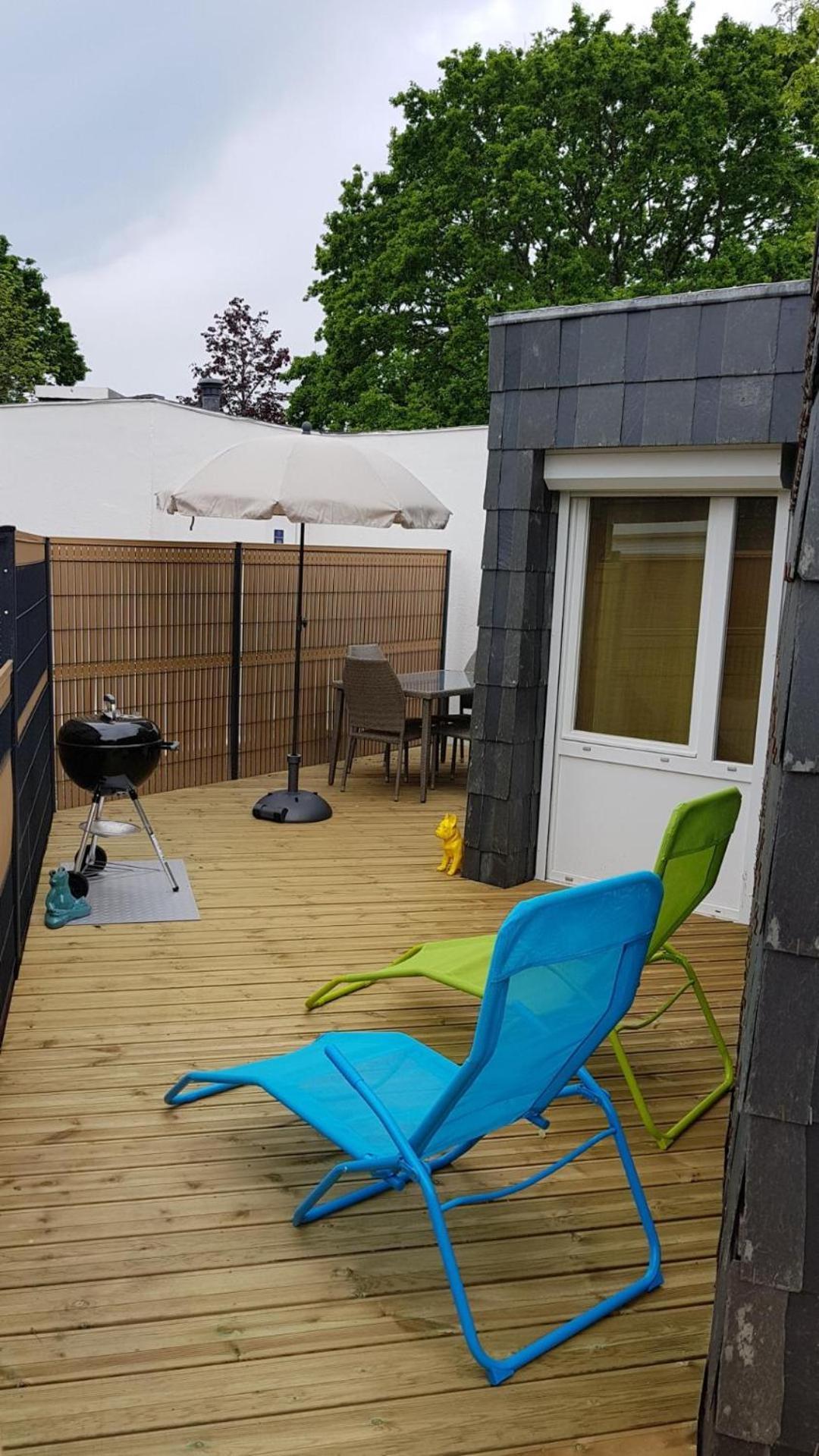 Maisonnette Cosy Avec Terrasse Et Parking - Bord De Mer Guidel Exterior foto
